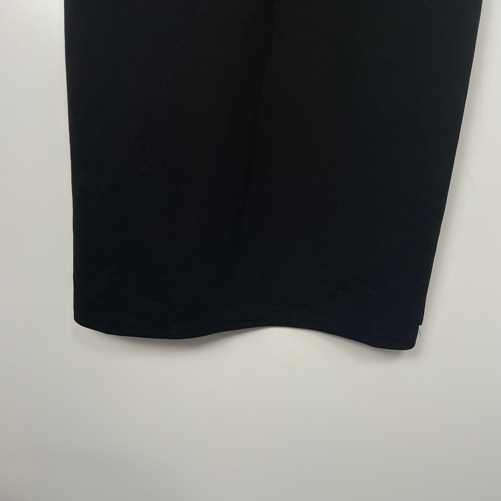 Dolan Left Coast Women's Black Mesh Sheer-Sleeve Sheath Midi Dress Size XS - Picture 6 of 13